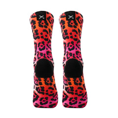 Electric Leopard Crew Socks