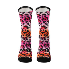 Electric Leopard Crew Socks