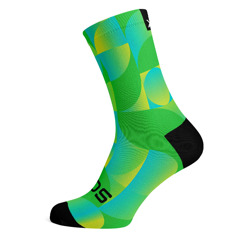 Solid Crew Socks | Green