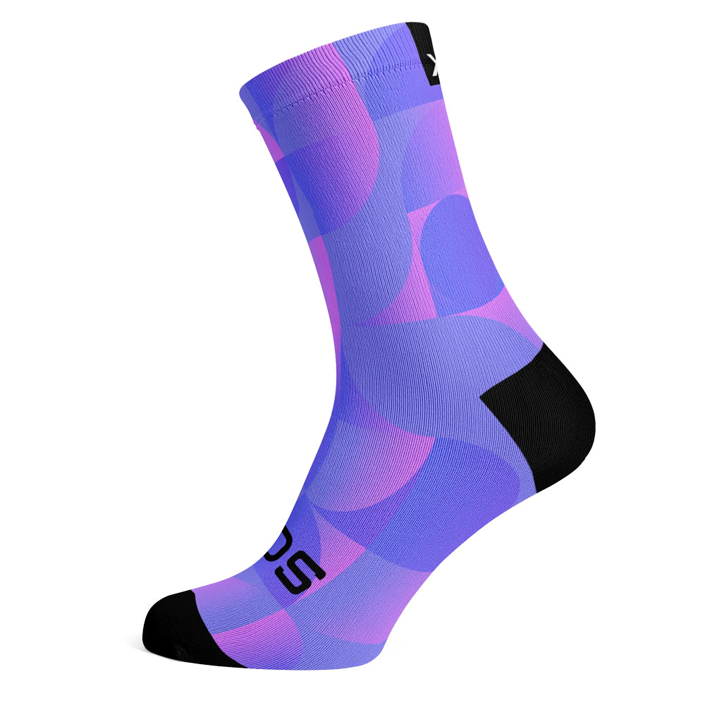 Solid Crew Socks | Purple