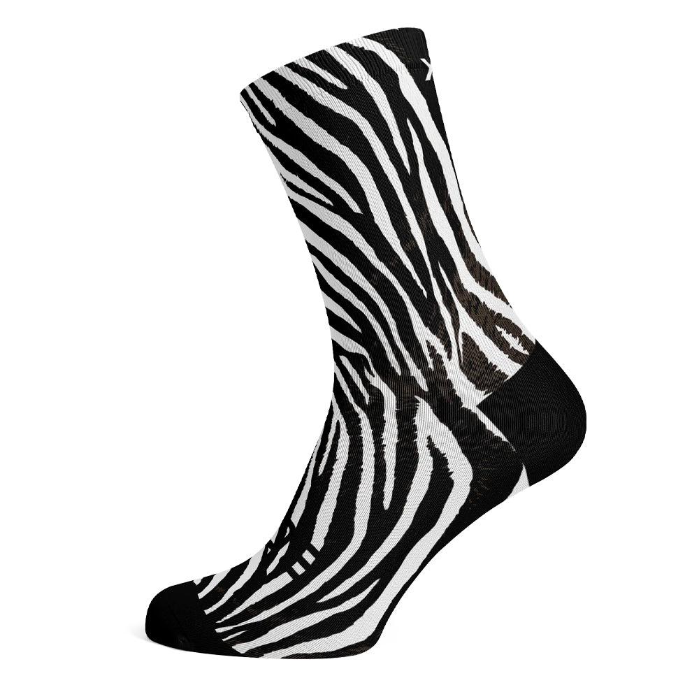 Zebra Crew Socks