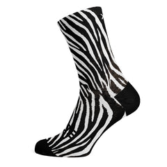 Zebra Crew Socks