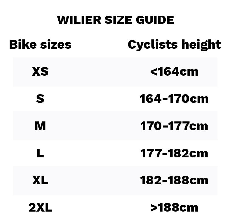 Wilier Size Guide