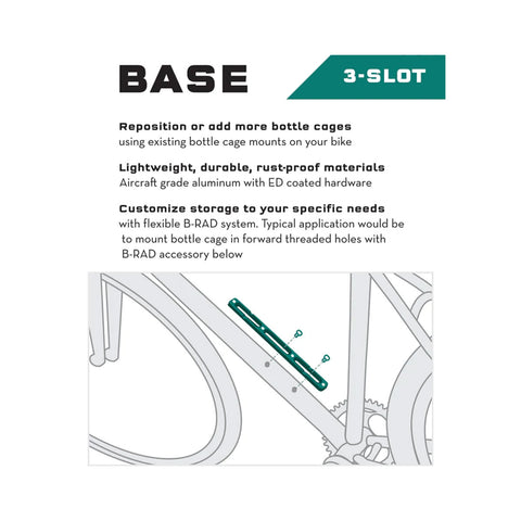 Wolf Tooth B-RAD 3-Slot Mounting Base – RCDXB