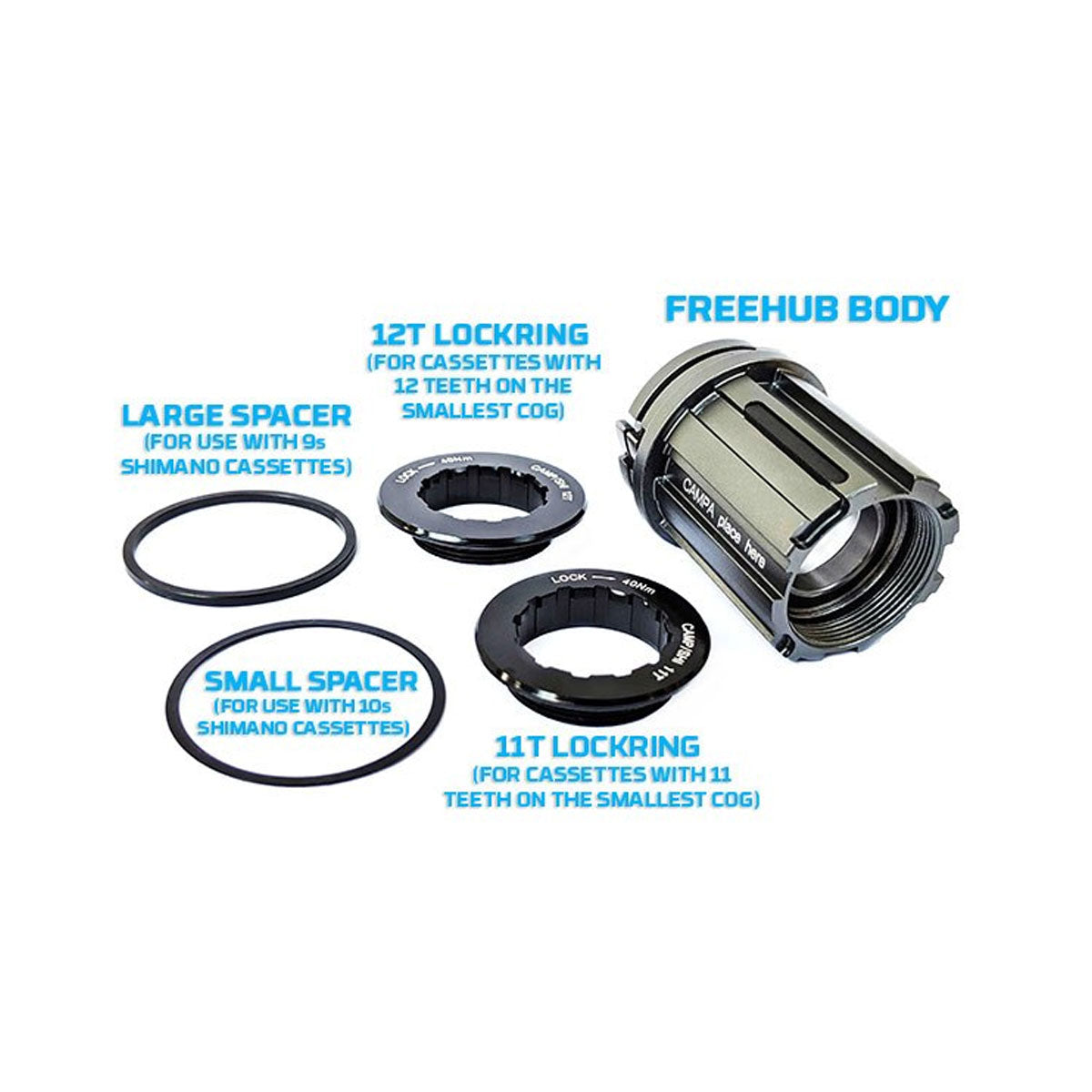 Wahoo kickr core campagnolo freehub Clearance