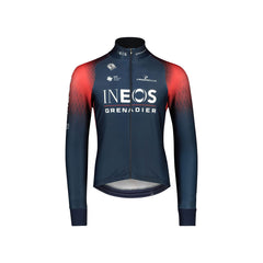 Ineos- Grenadiers Icon Tempest Thermal Long Sleeve Jersey Navy Blue