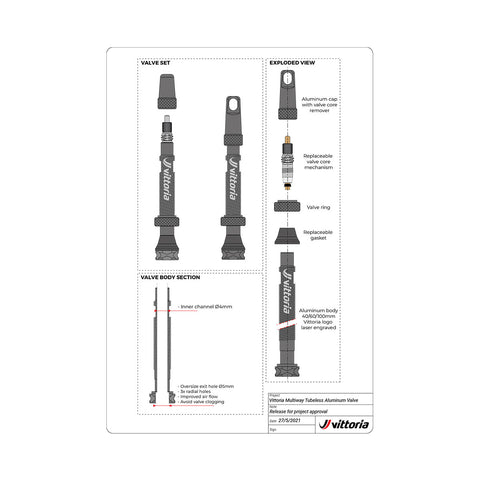Vittoria Tubeless Multiway Valves – Premium Performance – RCDXB